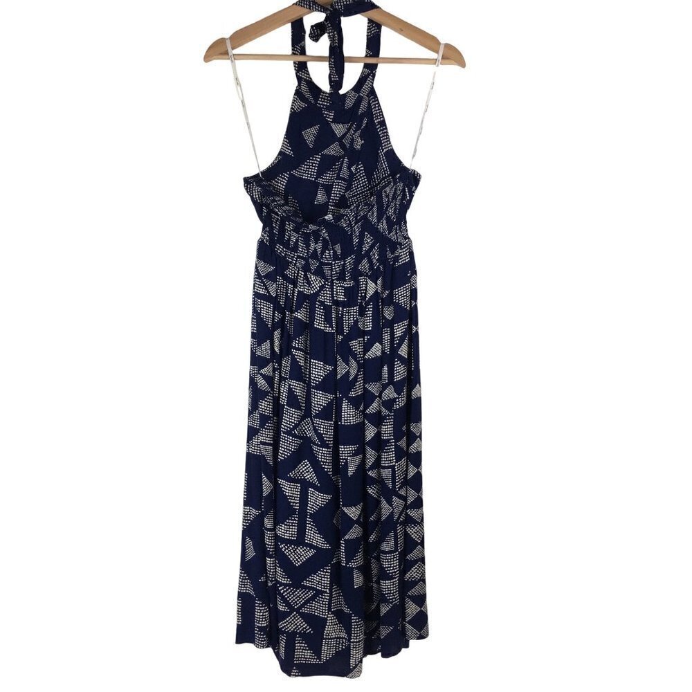 Splendid Navy & White Halter Dress Size X-Small - Picture 3 of 10